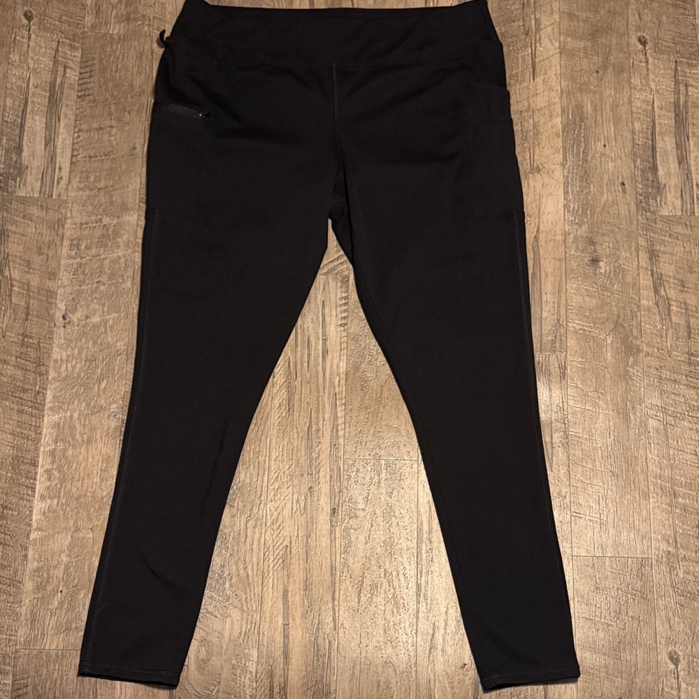 Carhartt Black Fitted Multi-pocket Leggings - Size XL (16-18)